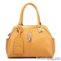 Wholesale women leather handbag Yellow