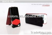 For iPhone 5 HOCO Mixed color leather case