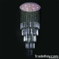 modern crystal stair pendant lighting