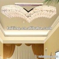 beautiful modern crystal ceiling light