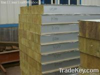 colorful metal skin rockwool sandwich panels for wall