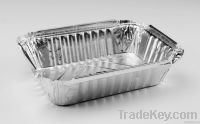 Disposable aluminium foil container