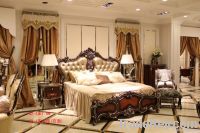 classical luxury leather bed