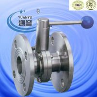 Sanitary 2 PC Flange Butterfly Valve (100104)