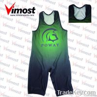 custom sublimation wrestling singlet