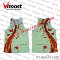 custom running singlet