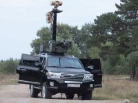 Armoured Toyota LC 200 in B6 class - reconnaissance and video surveillance