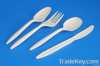 100% disposable biodegradable plastic cutlery