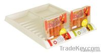 large plastic tray for display sausage