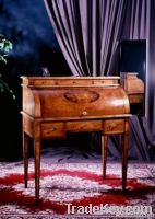 Louis XVI style roll top secretary desk Mod. MUSIC