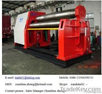 CNC hydraulic four-roller plate rolling machine