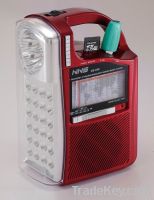 Torch radio with USB MP3 player