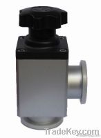 Manual High vacuum baffle valve