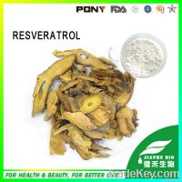 Supply Resveratrol 98% 50% bulk powder from Giant Knotweed Extract offered by Factory