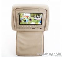 7 inch car headrest monitor with Headphone/Game/ Touch-key or Remo