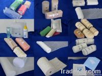 Crepe Bandage, First Aid Bandage, Gauze Bandage, Gauze Swabs, Gauze Rolls,