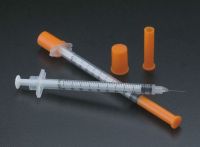 disposable insulin syringe
