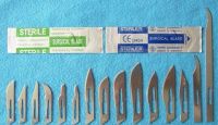 surgical blades with stainless steel 