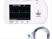 Portable Single Channel ECG EKG Monitor with Lead Wire