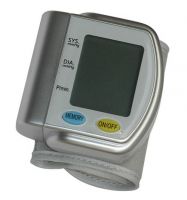 Speech wrist blood pressure monitor