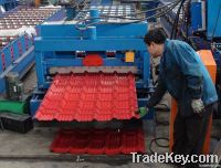 960 metal roof tile roll forming machine aluminum roof step tile