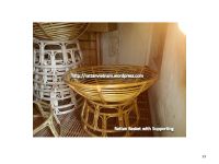 Rattan Vietnam - Rattan Basket with Supporing