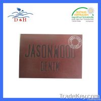 jeans leather patch