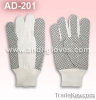 work glove, safety glove, PVC dots