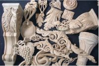 architectural wood carving furniture components