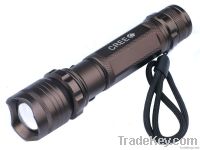 Titanium UItraFire CREE XP-E LED 5-Mode Rechargeable Flashlight