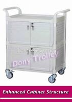 3 tier shelf cabinet medical service cart/ Medical Utility cart / trolley/ Hotel carts
