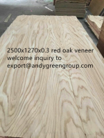 red oak veneer