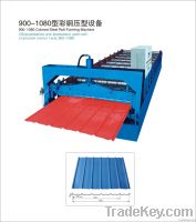 900 colored roof and wall metal panels roll forming machine