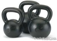 black cast iron kettlebells