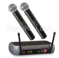 UHF Dual Channel Popular Karaoke Wireless Microphone