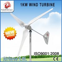 Airforce 2.0 New Type single tail 1KW wind turbine on-grid/off-grid for home/project