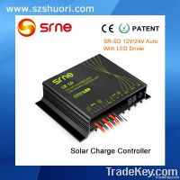 12/24V 8A pwm solar panel charger regulator with LED driver SR-SD