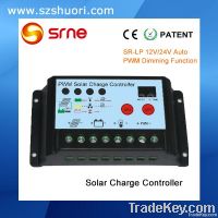 12V/24V 5A~20A PWM dimming solar battery charger controller SR-LP