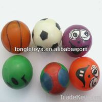 TPR flashing high bouncing ball toy with EN71.ASTM certification