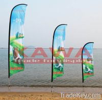 Feather banner, advertising banner pole
