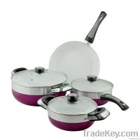 7PCS Aluminum Ceramic Cookware Sets