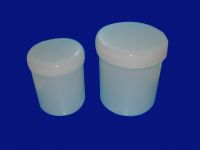 Plastic Jars wide mouth screwd lid