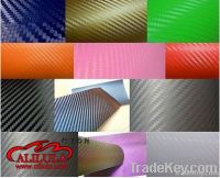 3D pattern Printing Carbon Fiber corlorful Film; car wrapping foil,