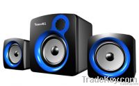 Hot sale ! 2.1 usb power speaker for computer/DVD/MP3/Ipod/laptop ! lo