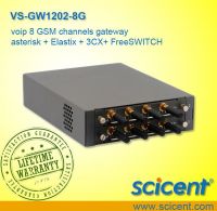Voip 8 GSM channels gateway asterisk + Elastix + 3CX+ FreeSWITCH