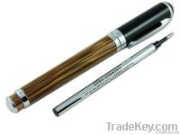 Duke Nature Bamboo Roller BallPen with Nature Mother-Pearl At Top