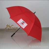 Hot sell red designer promotion straight umbrella