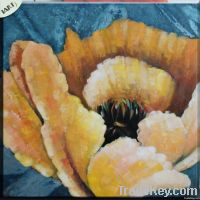 Yellow Flower oil painting-Modern decorative flower oil painting