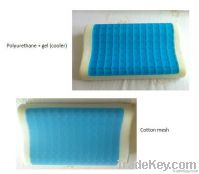 Wave-Shape Memory Foam Cooling Pillow
