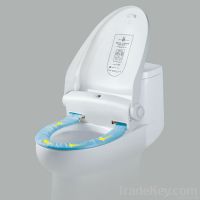 Electronic toilet seat with heating
